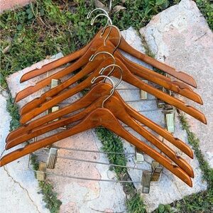 Ralph Lauren Brown Wooden Hangers (7)